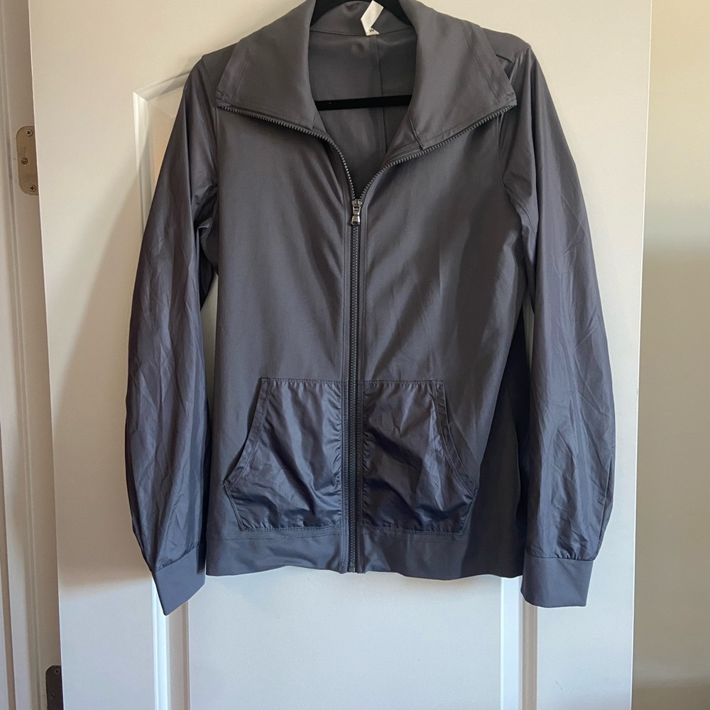 Women’s Under Armour Gray Full Zip Fitted Jacket
